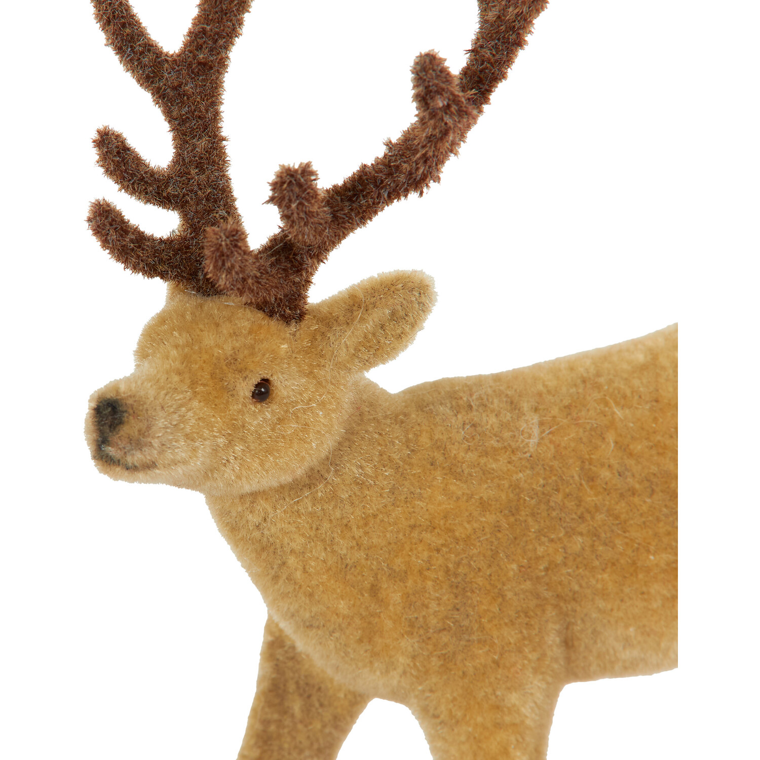 Flocked Woodland Standing Reindeer Image 5