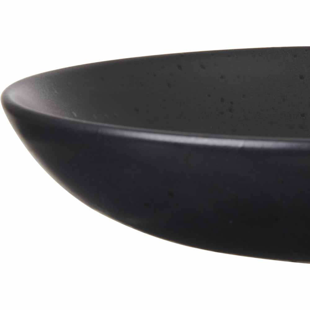 Wilko Fusion Black Pasta Bowl Image 3