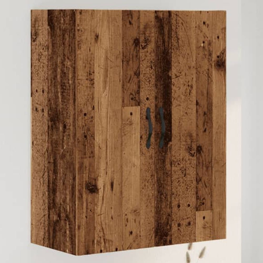 vidaXL 2 Door Old Wood Wall Mounted Cabinet Image 1