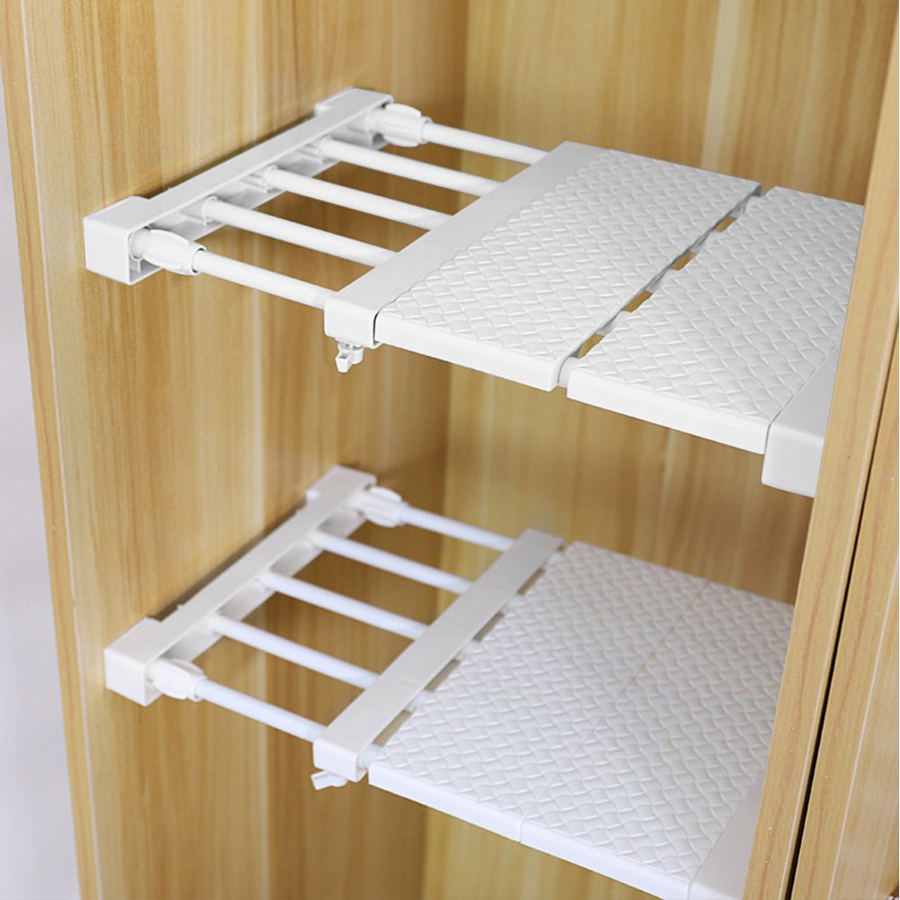 Living and Home Expandable Closet Tension Shelf Image 5