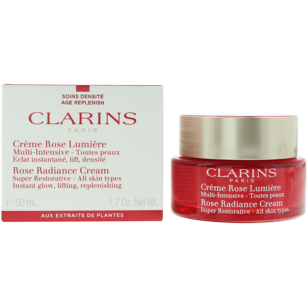 Clarins Super Restorative Rose Radiance Face Cream 50ml Image 2