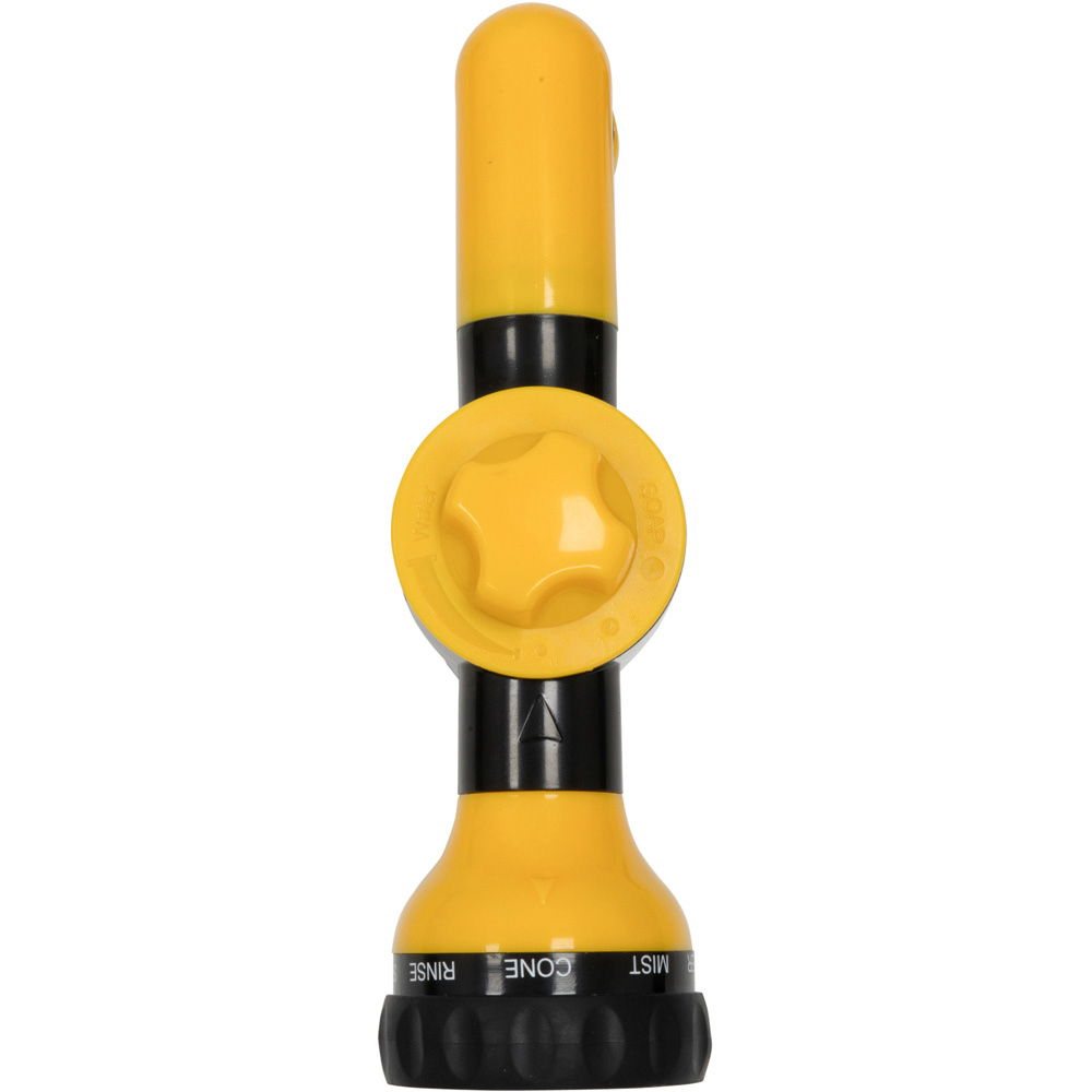 wilko Yellow 8 Mode Garden Hose Spray Gun with Anti-Slip Handle Image 4