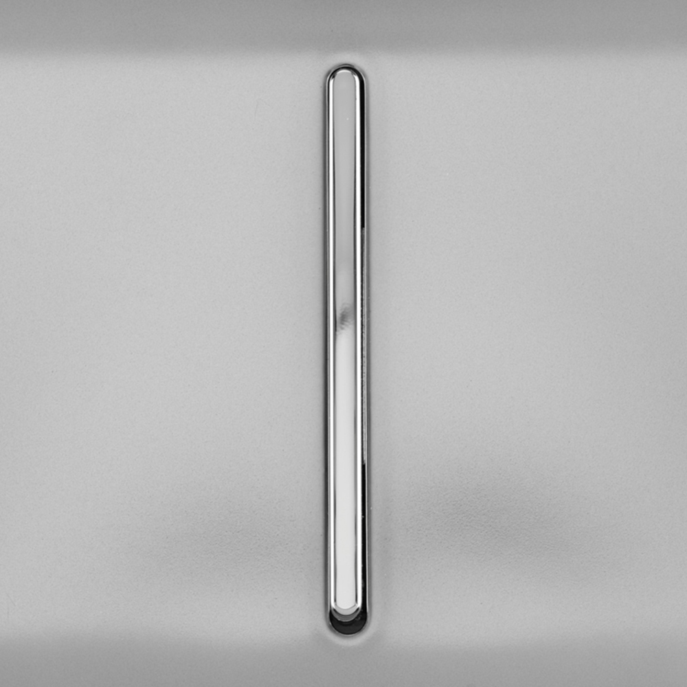 Trendi Switch 1 Gang 10amp 1 or 2 Way Brushed Steel Rocker Light Switch Image 2