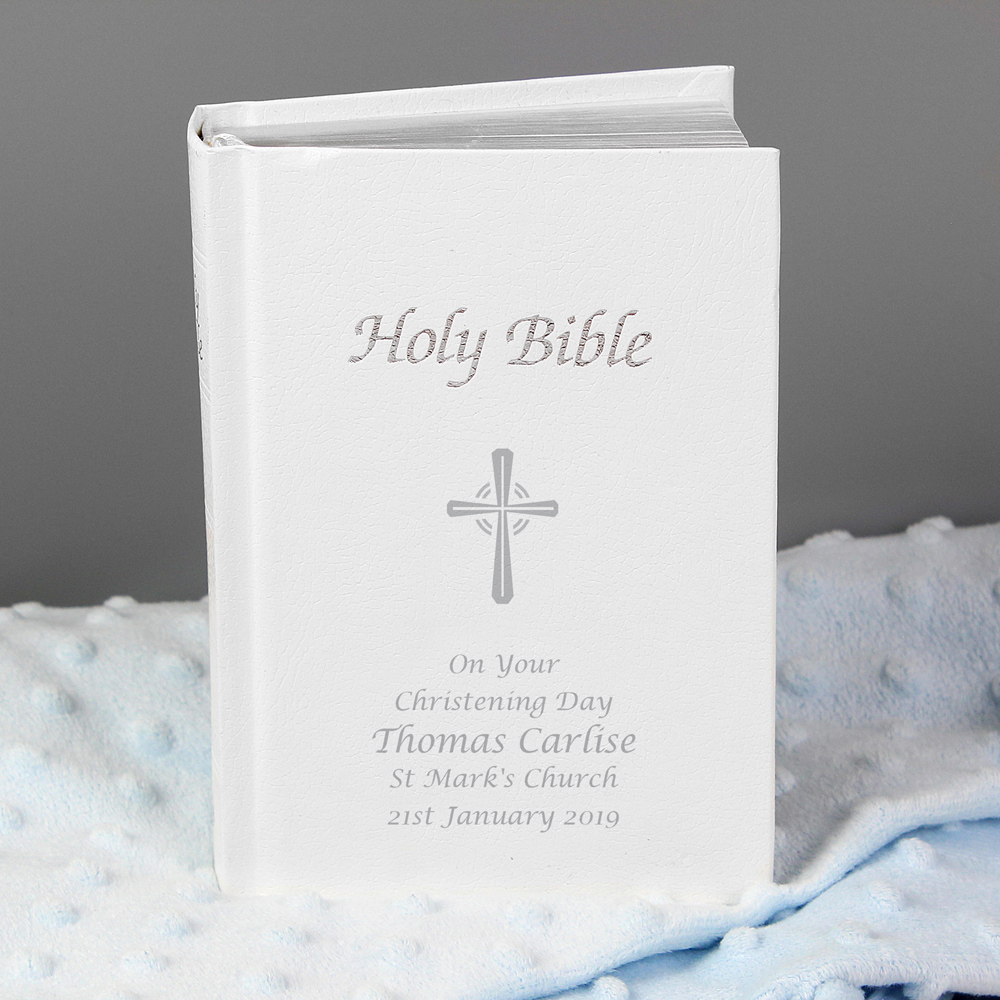 Personalised Memento Personalised Holy Bible Image 4