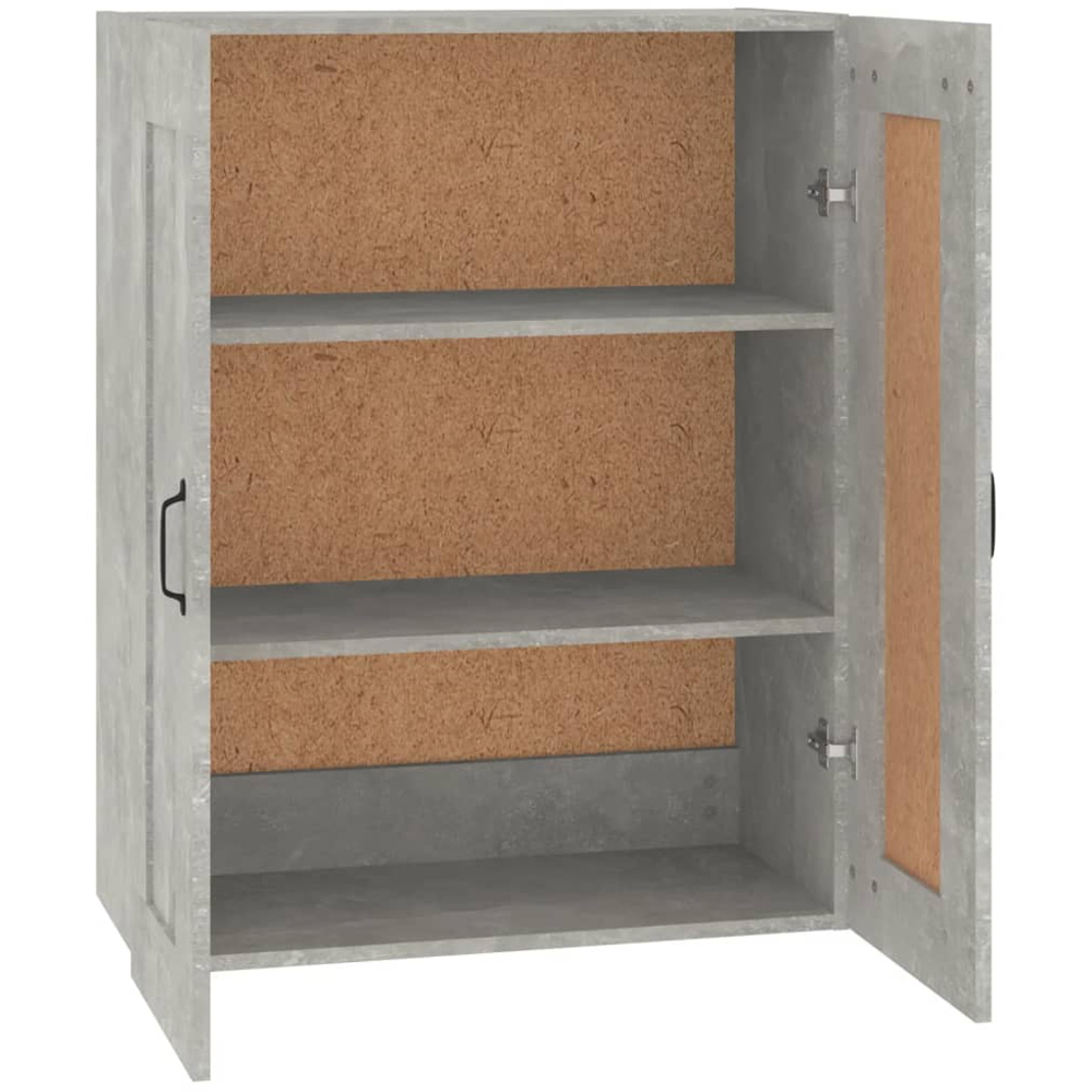 vidaXL 2 Door Concrete Grey Hanging Wall Cabinet Image 5