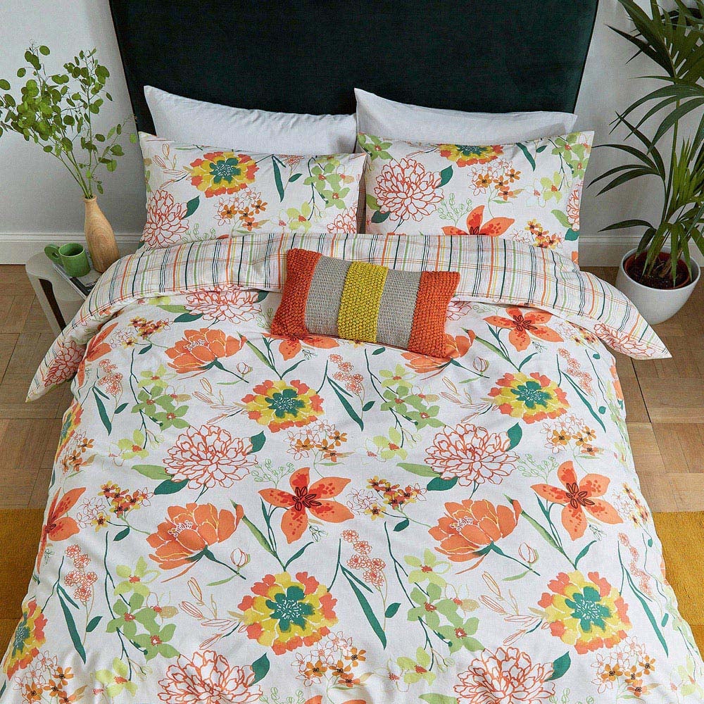 Helena Springfield Bella Double Mango Duvet Set Image 3