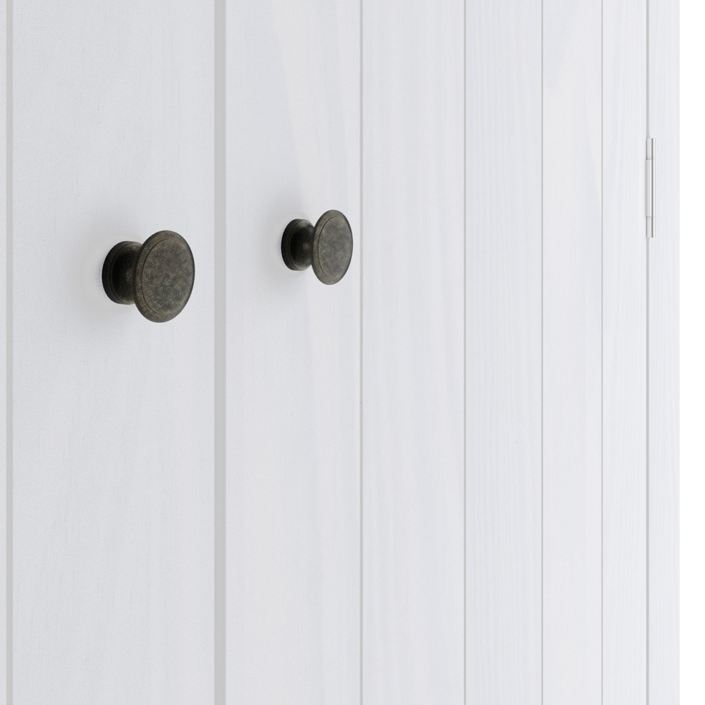 Havana 2 Door White Wardrobe Image 5