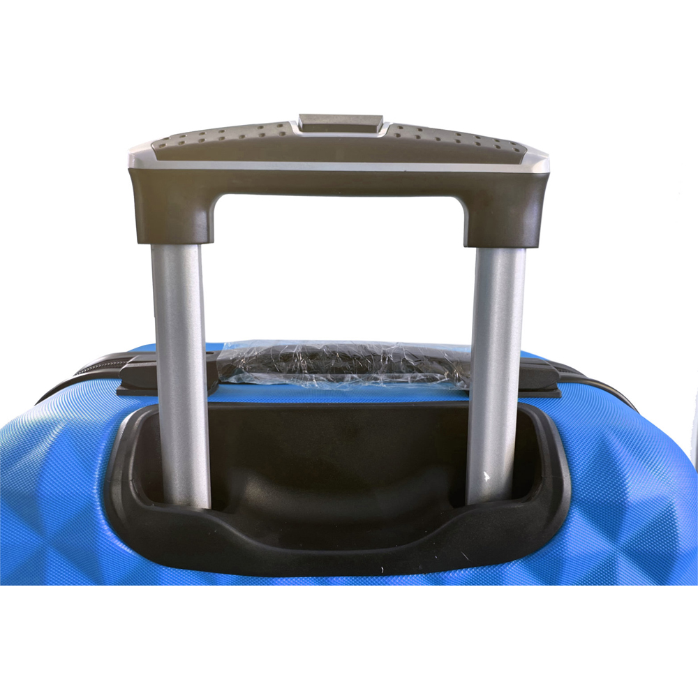 Groundlevel 4 Wheel Diamond Set of 3 Blue Luggage Suitcase Image 6