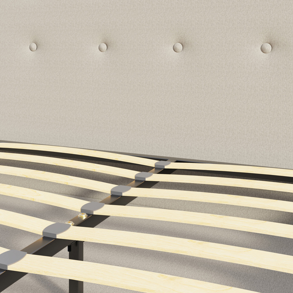 GFW Ashbourne King Size Natural Bed Frame Image 6