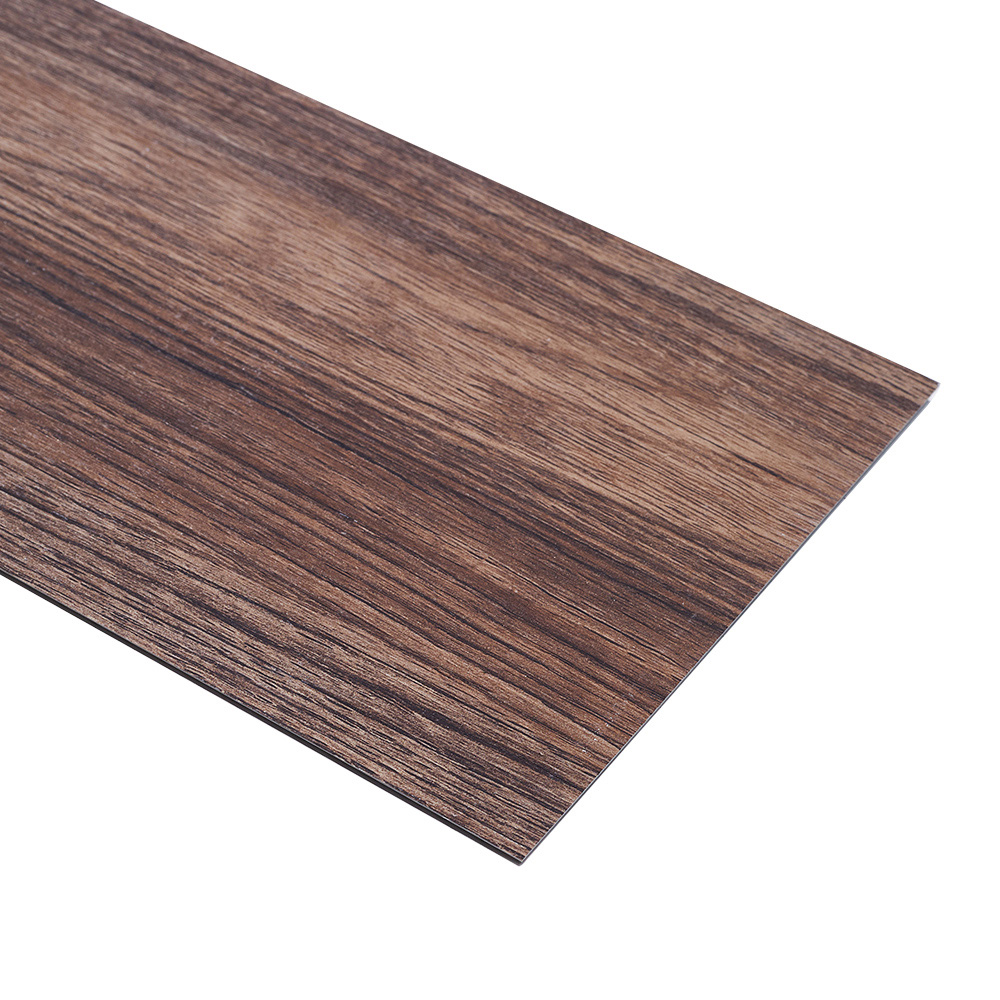 Living and Home Nature Brown Wood Grain SPC Vinyl Floor Tile 14 Pack Image 2