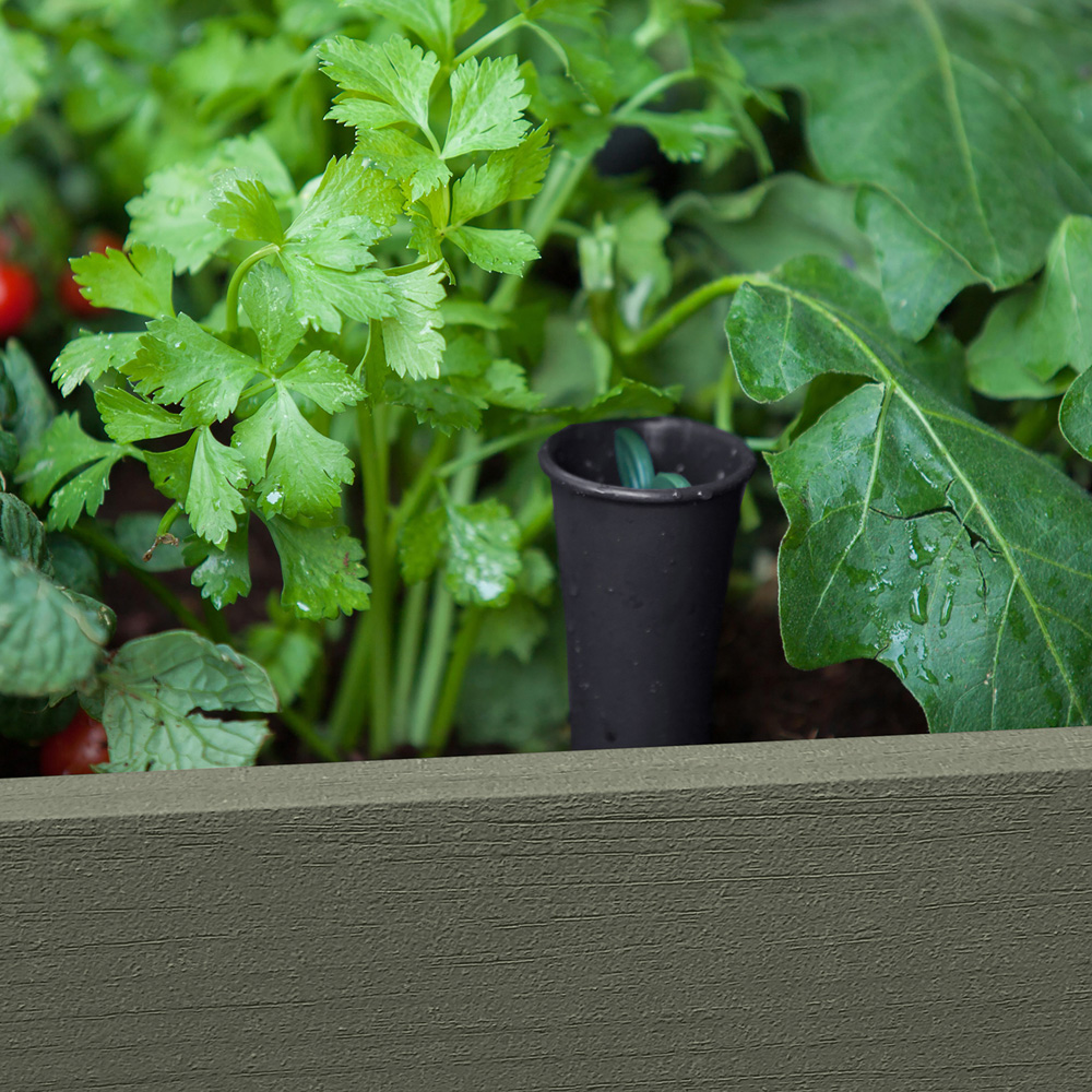 Keter Darwin 1.5 x 3.7ft Green Raised Garden Bed Image 5