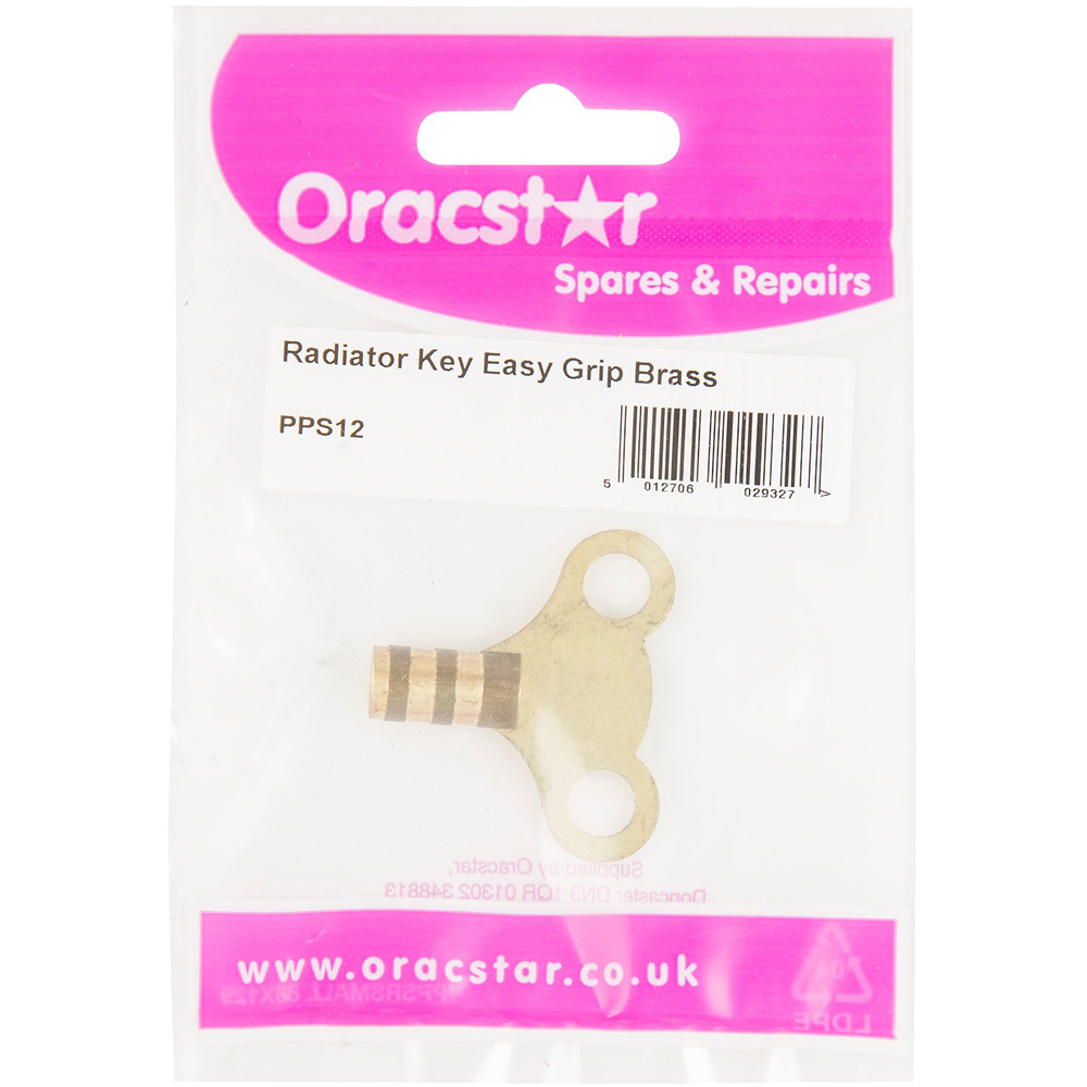 Oracstar Brass Easy Grip Radiator Key Image 2