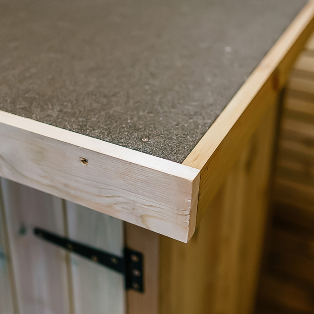 The Garden Village Gisburn 3 x 3ft Small Garden Storage Shed Image 5