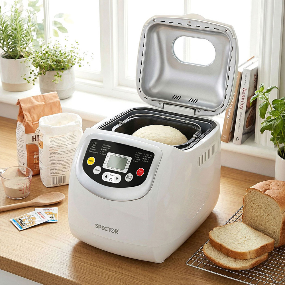 Spector BM2003-UK 19-in-1 Non-Stick Bread Maker Machine 600W Image 2
