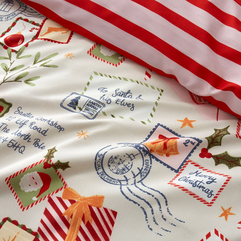 Letters To Santa Duvet Set Single Image 3