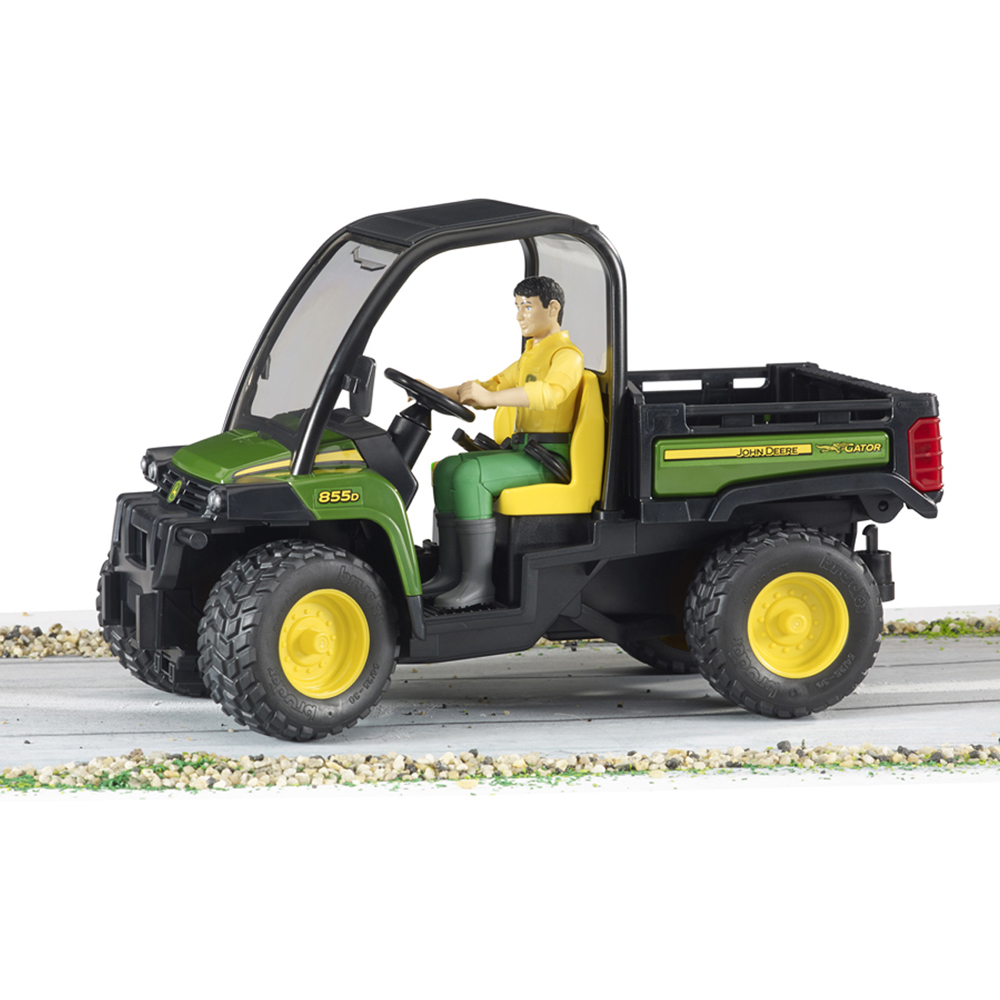Bruder Kids John Deere Gator XUV 855D with Driver Playset Model Image 7