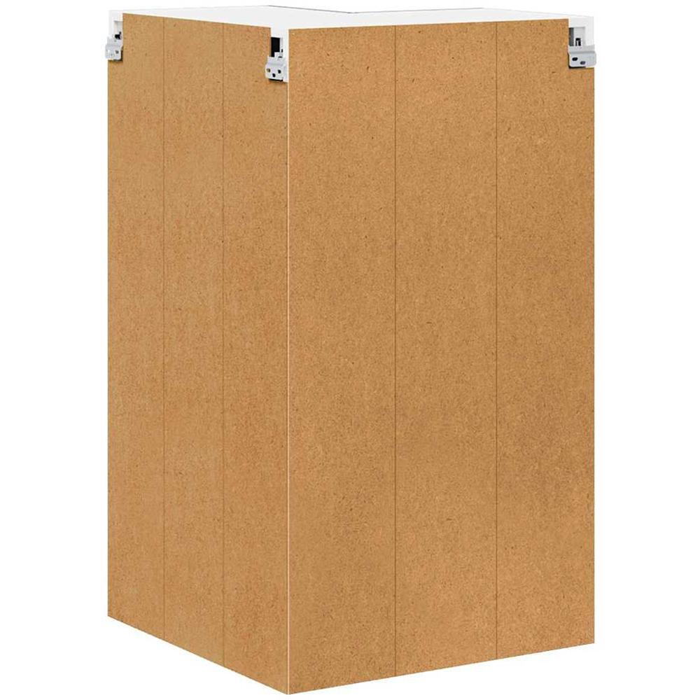 vidaXL 2 Door Brown Oak Kitchen Wall Corner Cabinet Image 7