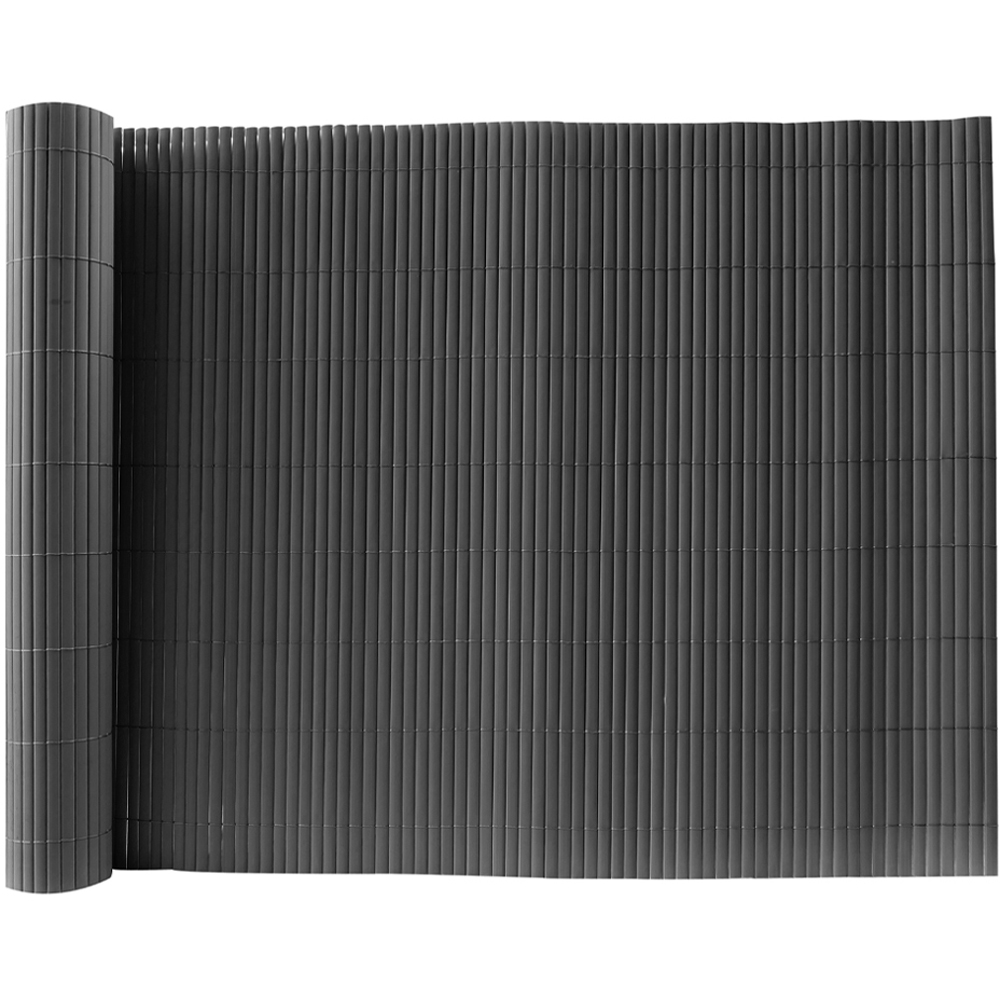 Living and Home Dark Grey Sun-Blocked PVC Privacy Fence Panels 300 x 120cm Image 2