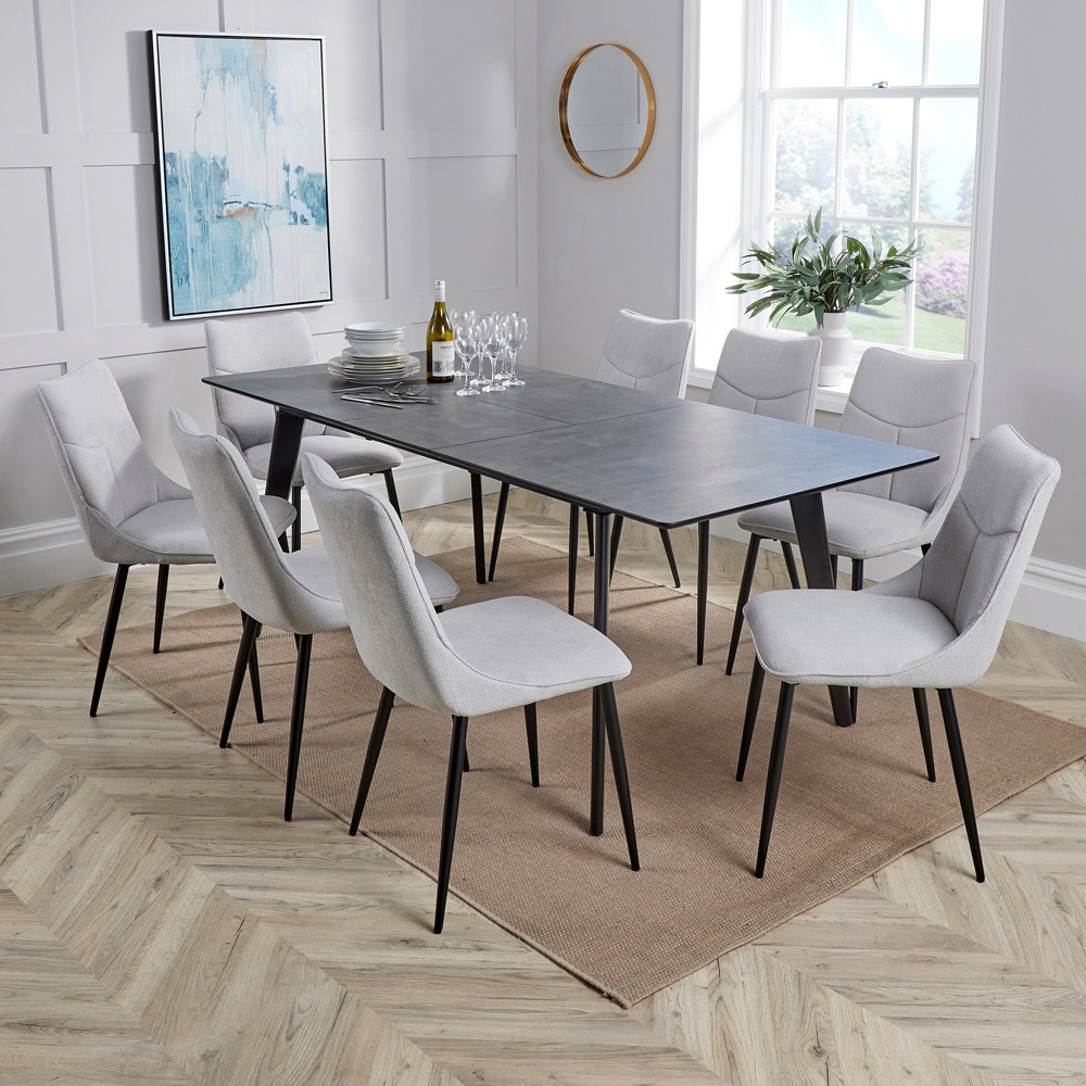 Home Source Florian Odette 8 Seater Dining Set Image 5
