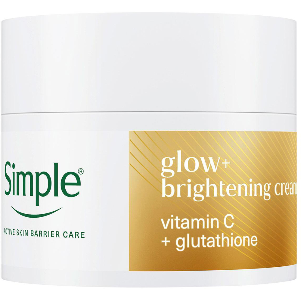 Simple Glow+ Radiance Boosting Hydrating Facial Moisturiser Cream 50ml 3 Pack Image 2