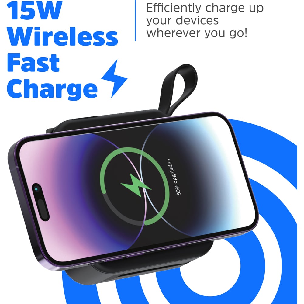 Energizer Magnetic Black QI Wireless Power Bank with AC Mains 10000mAh Image 7