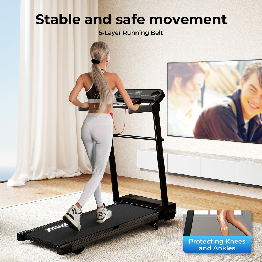 Traderight Centra Black Bluetooth Foldable Treadmill Image 4