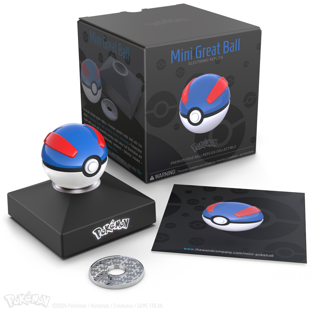The Wand Company Pokemon Die-Cast Mini Great Ball Replica Image 3