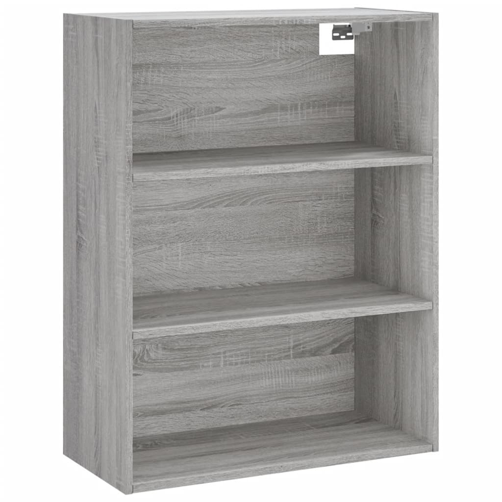 vidaXL Single Door 3 Drawer 3 Shelf Grey Sonoma Highboard Image 5