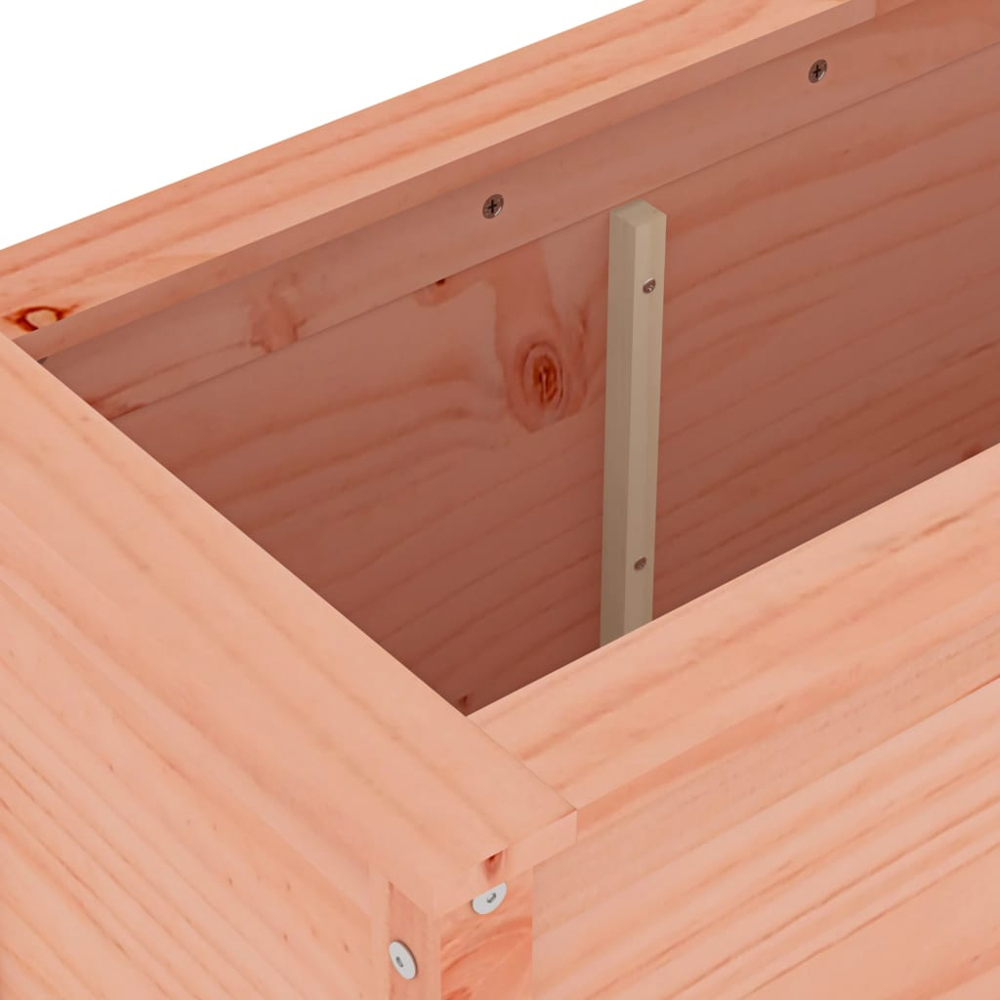 vidaXL Brown Solid Douglas Wood Raised Garden Planter 78 x 82.5 x 40cm Image 7