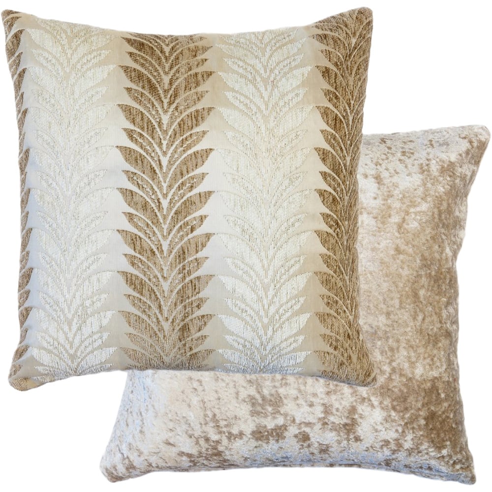 Serene Trellis Natural Cushion Cover 43 x 43cm Image