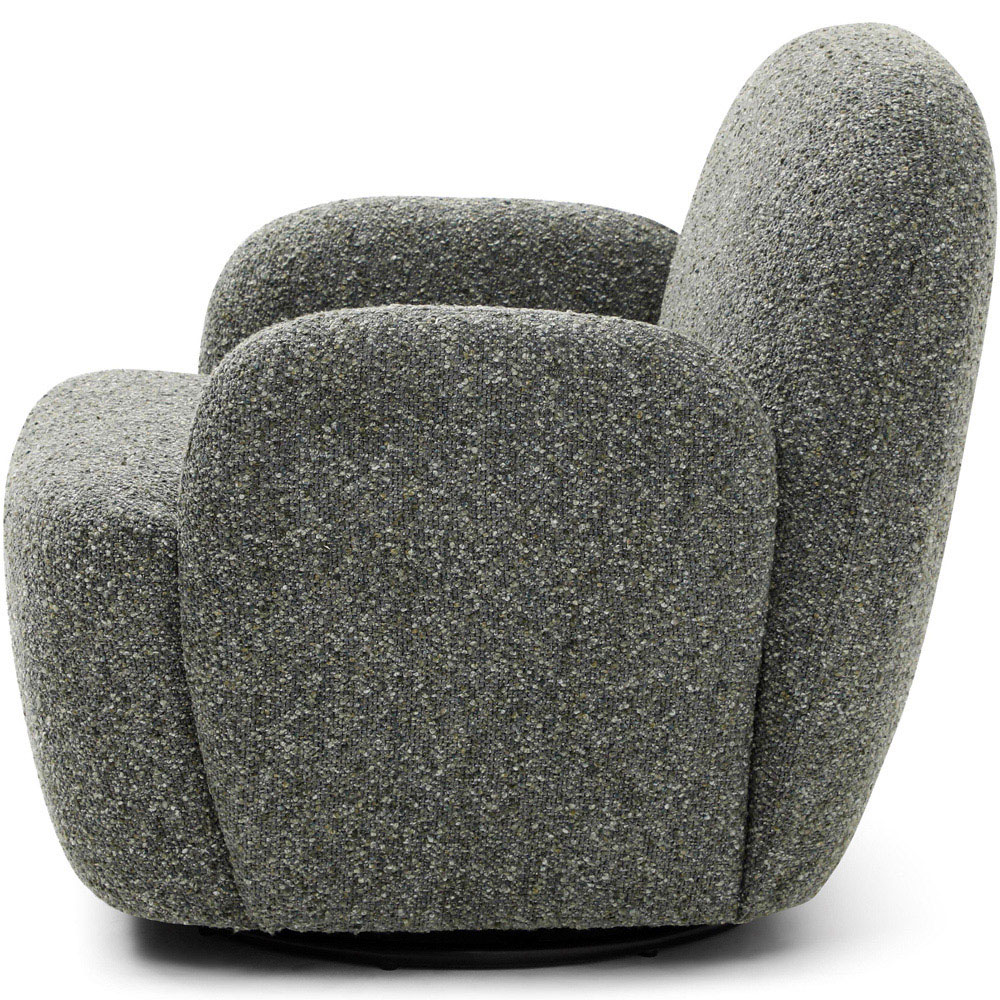 Mabel Olive Boucle Swivel Armchair Image 4