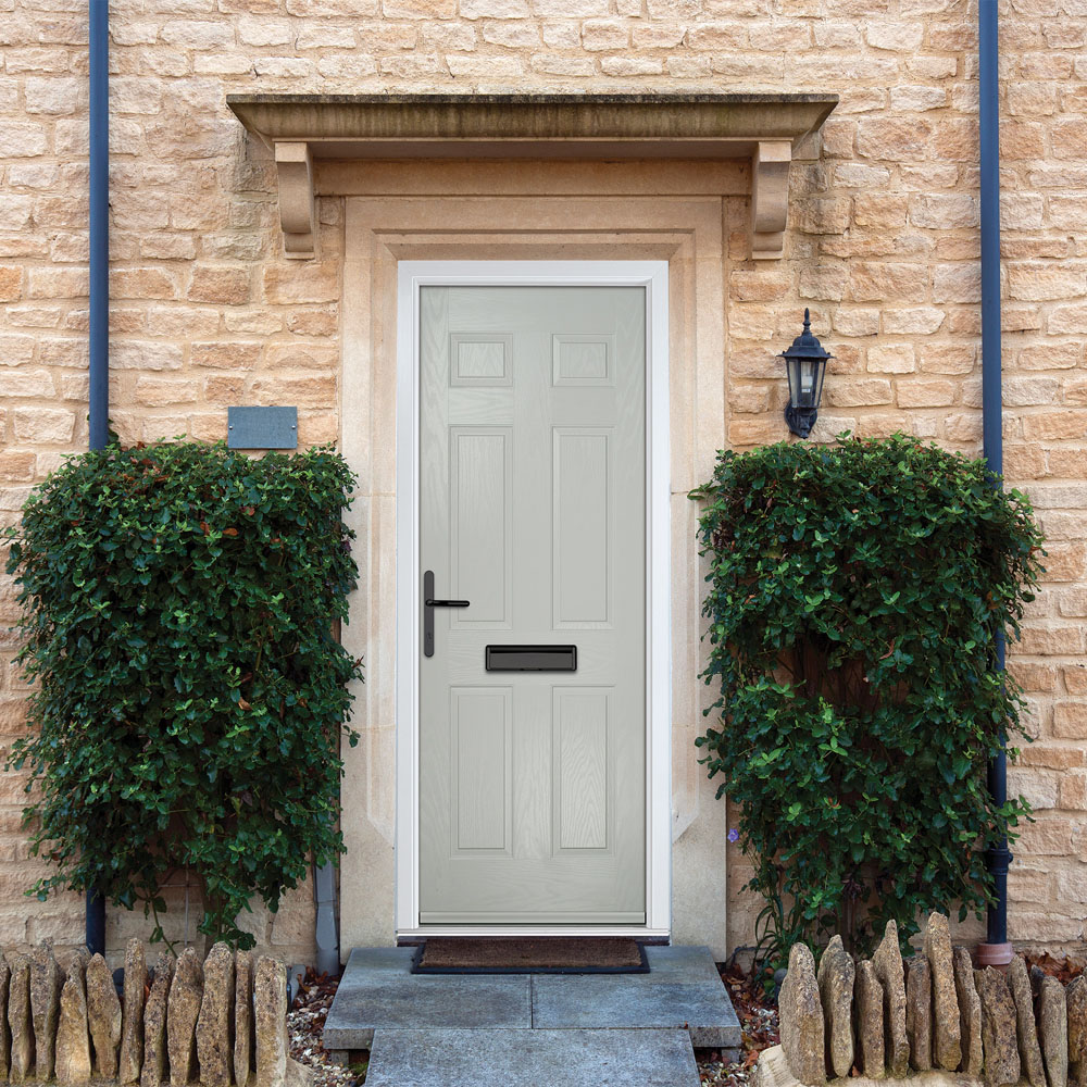 Crystal-Direct Muirfield Solid Agate Grey GRP Right Hand Open Front Door 2090 x 890mm Image 2