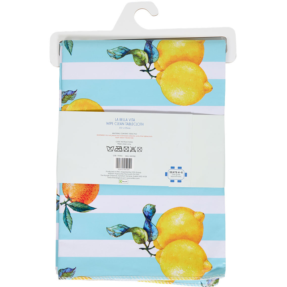 La Bella Vita Wipe Clean Tablecloth Image 2