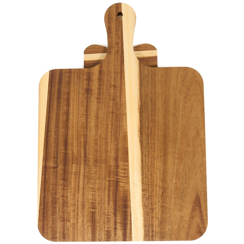 Bow Wooden Tray Brown Image 2