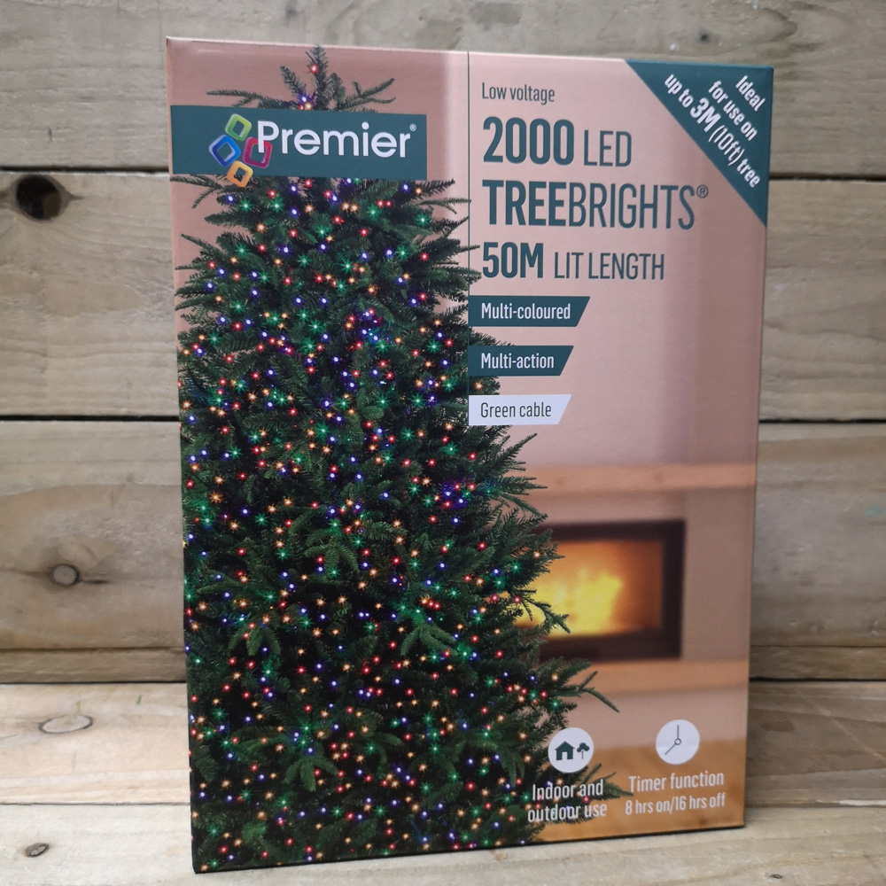 Samuel Alexander 2000 Multicolour LED Multi-Function Green String Light 50m Image 4