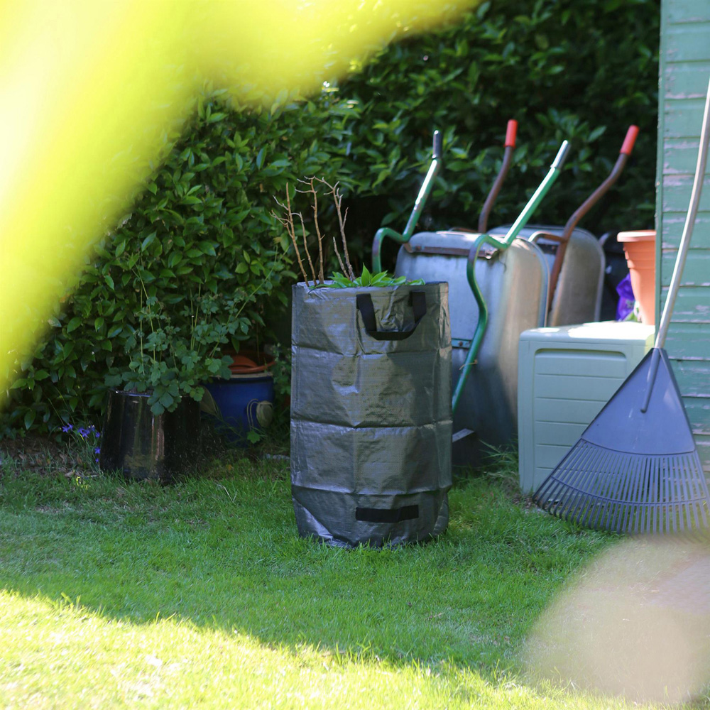 Harbour Housewares Black Heavy-Duty Garden Waste Bag 500L 3 Pack Image 5