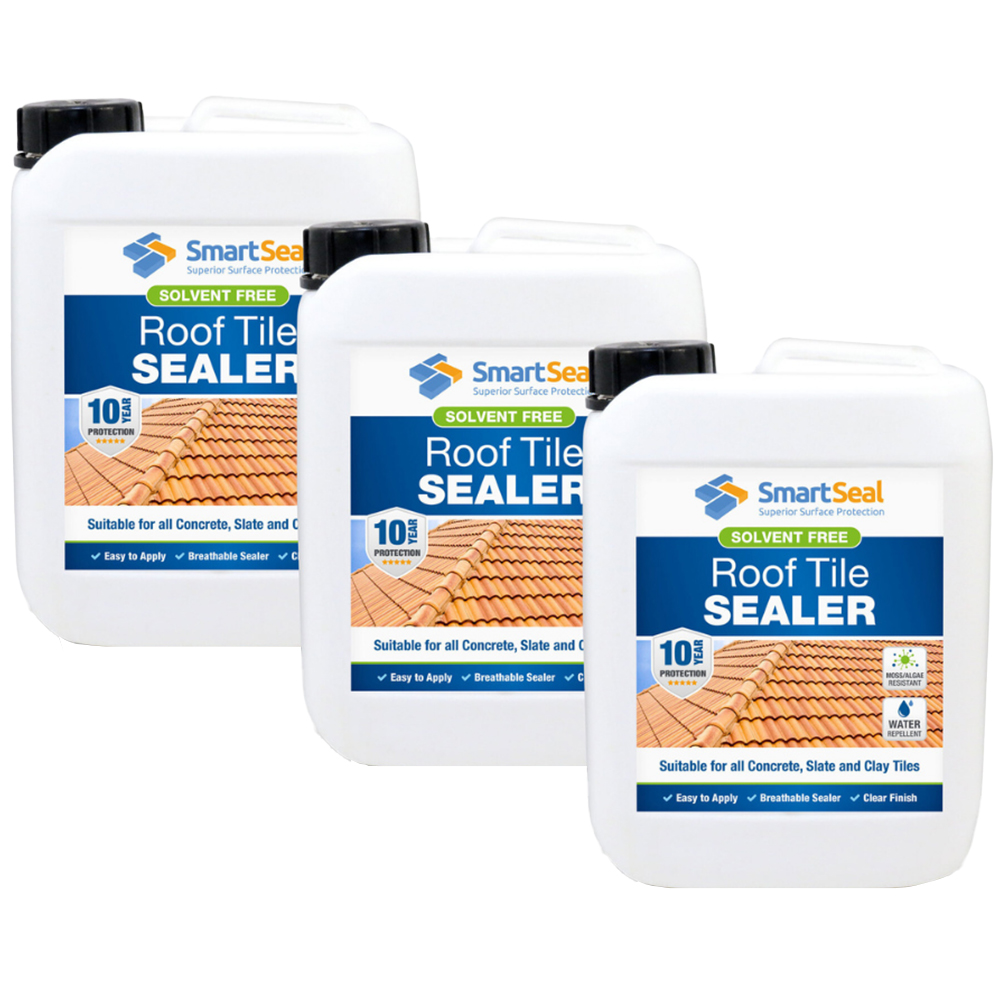 SmartSeal Roof Tile Sealer 5L 3 Pack Image 1