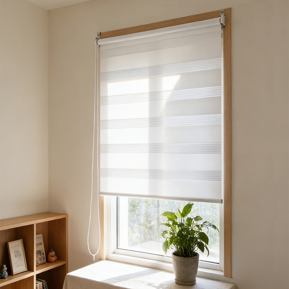 Living and Home Zebra Roller Blind White 60 x 150cm Image 7