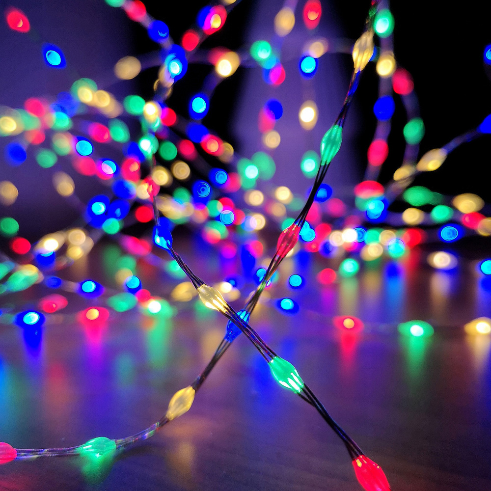 Samuel Alexander Multicoloured LED Compact Micro Brights Christmas Lights 9.6m Image 4
