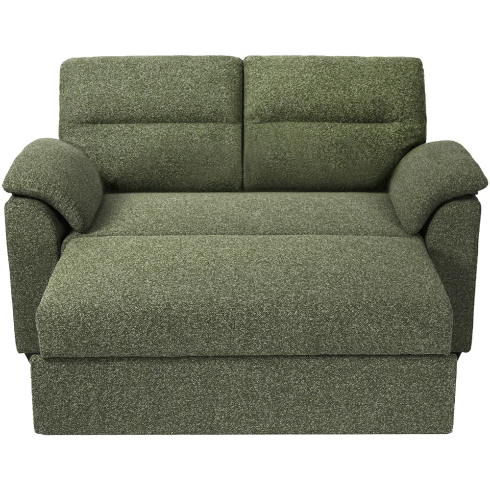 HGD Tivoli 2 Seater Luxury Boucle Green Pull out Sofa Bed | Wilko