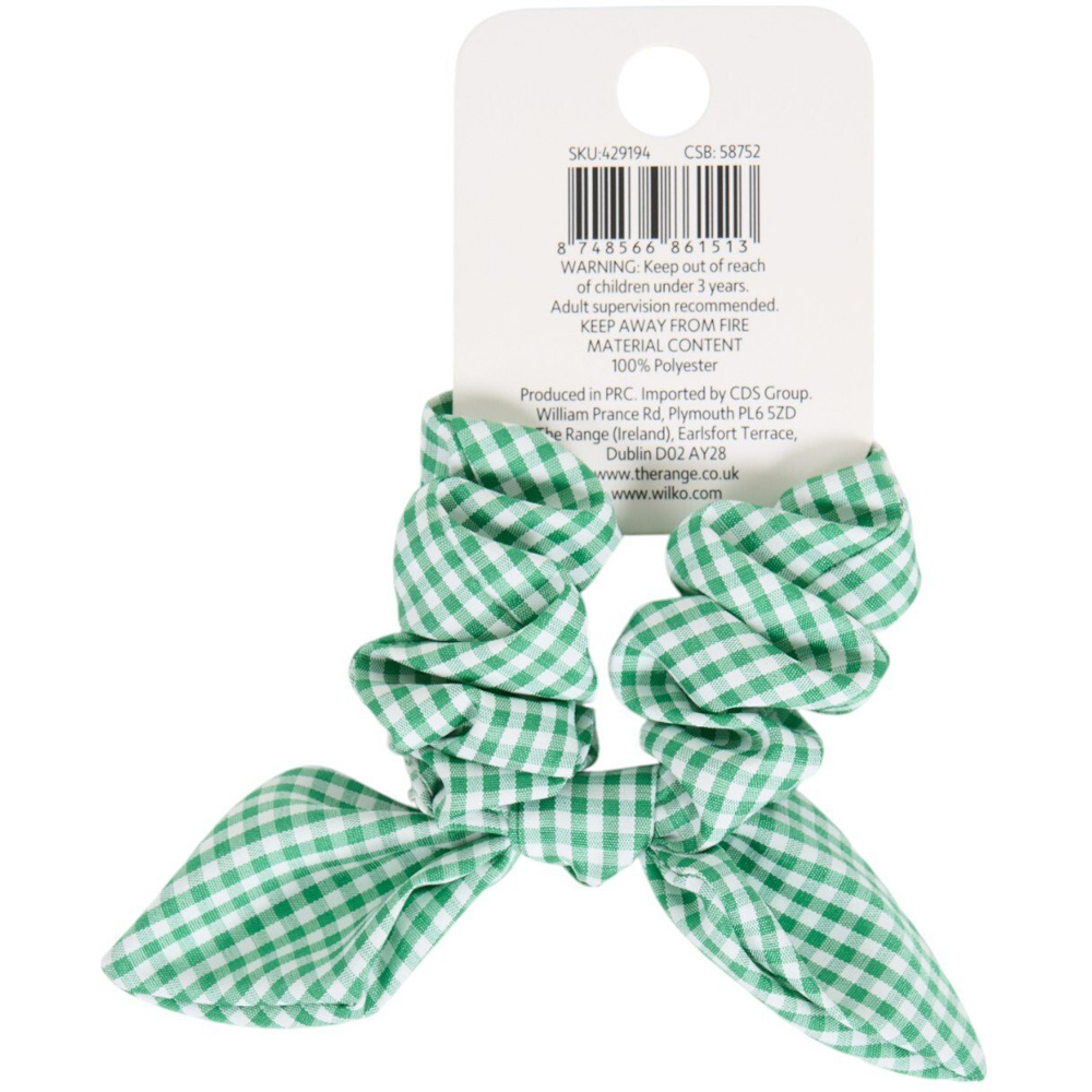Bow Scrunchie Green Image 2