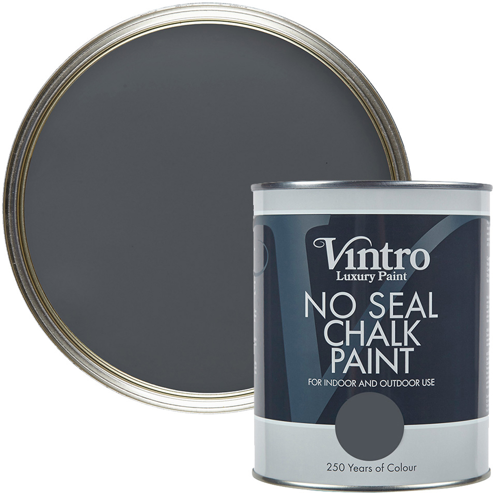 Vintro Paint Wigeon Grey No Seal Chalk Paint 1L Image 1