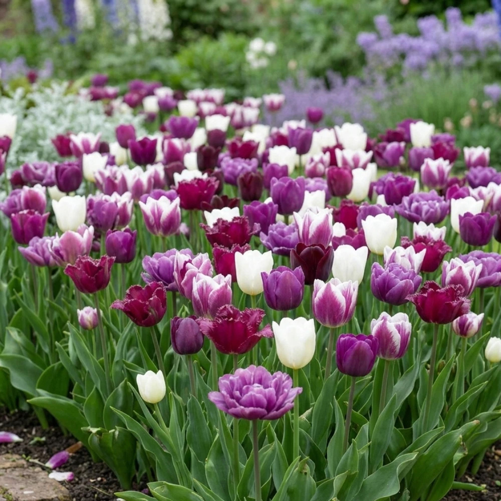 Thompson and Morgan Tulip Purple Passion Planting Bulb 40 Pack Image 2
