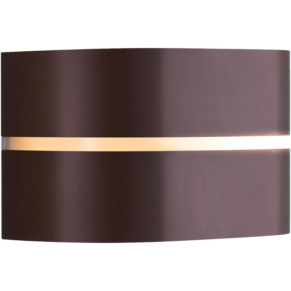 Nordlux Sibelis Brown Metallic Outdoor Wall Light Image 1