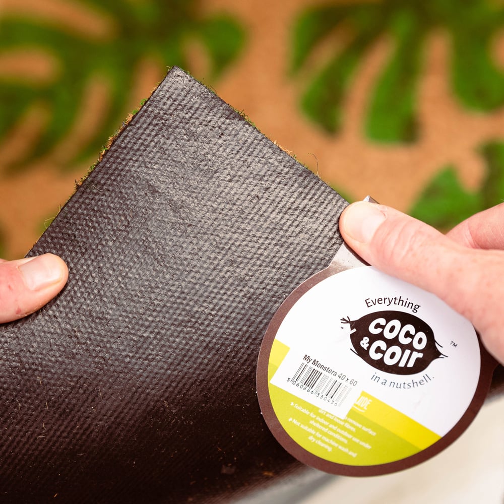 Coco & Coir My Monstera Coir Door Mat 40 x 60cm Image 3