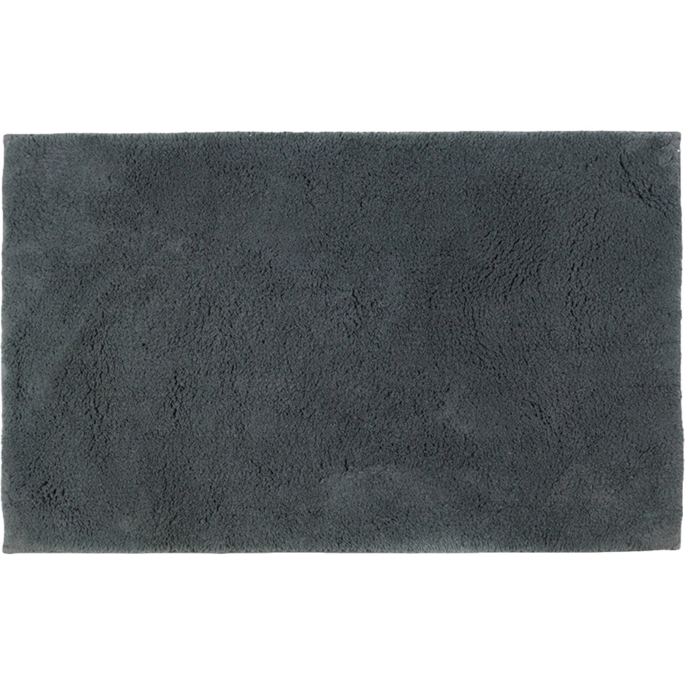 Allure Bath Fashions Hotel Luxury Charcoal Grey Deep Pile Bath Mat 50 x 80cm Image 1