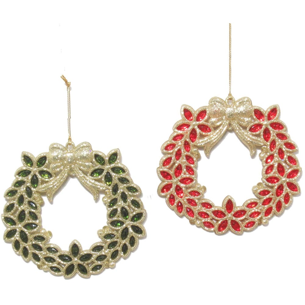 Glitter Wreath - Gold Image