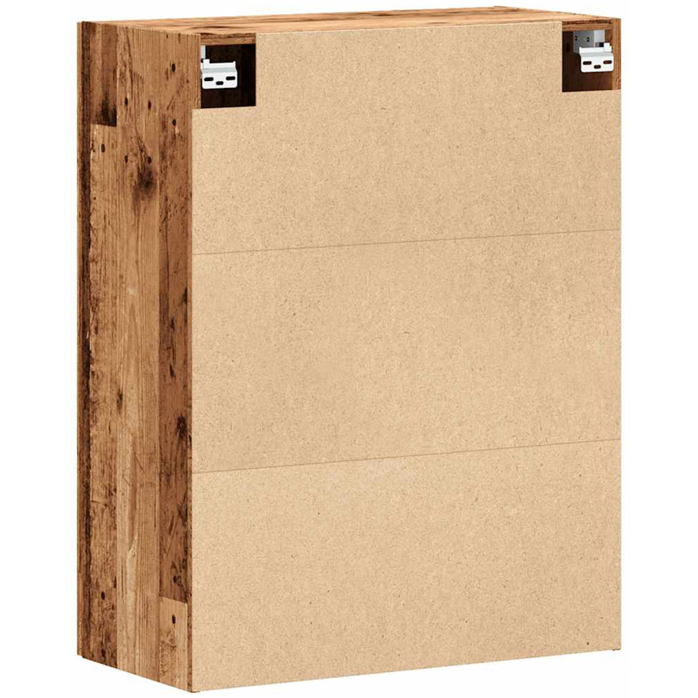 vidaXL 2 Door Brown Old Wood Wall Mounted Cabinet Image 6