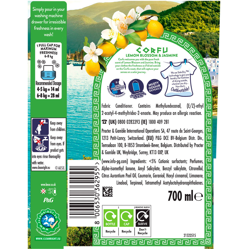 Lenor Outdoorable Scented Fabric Conditioner Image 8
