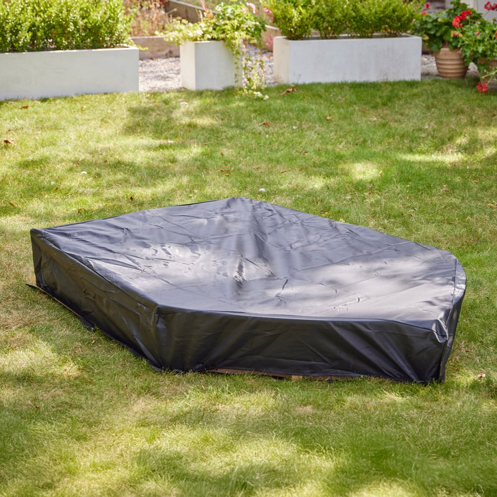 Liberty House Toys Kids Boat Sandpit with Seating and Cover Image 7